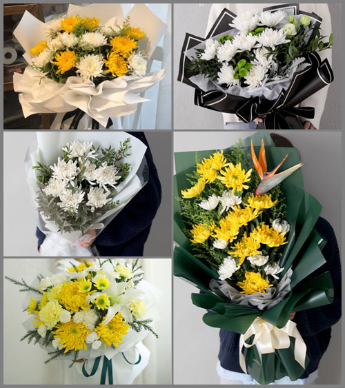 江西抚州南丰县莱溪乡白事花束代送